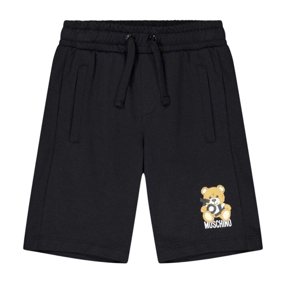 Moschino Childrens/Kids Fleece Relaxed Fit Joggers / Black
